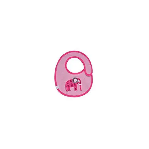 Produktbild: LÄSSIG Baby Lätzchen wasserabweisend Klettverschluss Baumwolle/Baby Bib Small, Wildlife Elephant