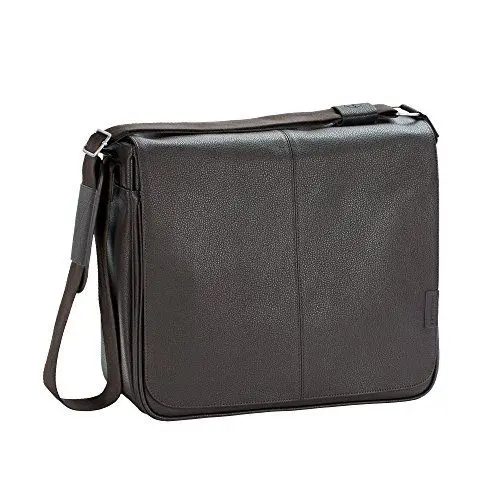 Produktbild: LÄSSIG Baby Wickeltasche Stylische Umhängetasche Papa Männer inkl. Wickelzubehör Arbeitstasche/Tender Toby Bag braun