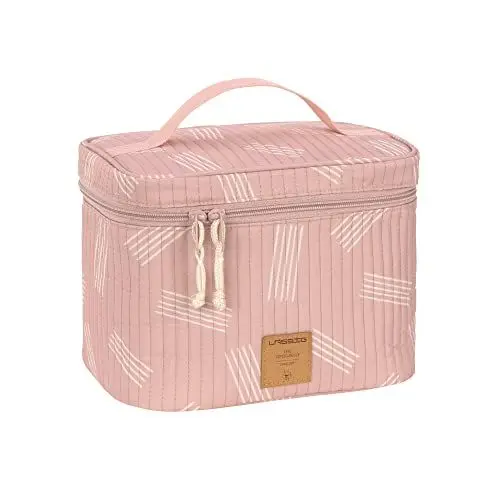 Produktbild: LÄSSIG Baby Wickeltisch Organizer Windel-Organizer to Go/Casual Nursery Caddy To Go Soft Stripes Rose