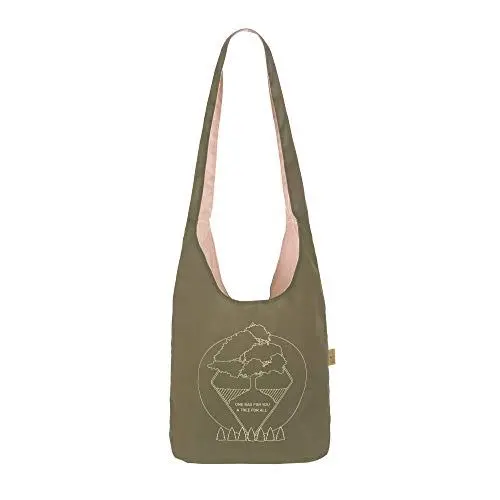 Produktbild: LÄSSIG Einkaufsshopper Umhängetasche Green Label Charity Shopper Tree olive