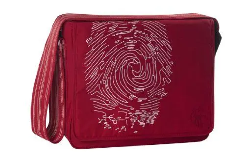 Produktbild: Lässig Wickeltasche Casual Messenger Bag, Fingerprint flaming
