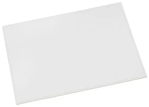 Produktbild: Läufer 38080 Scala Schreibtischunterlage, 45x65 cm, naturgenarbtes Rindsleder, weiß, Handgefertigt aus Echtleder in Deutschland, Schreibunterlage aus Leder