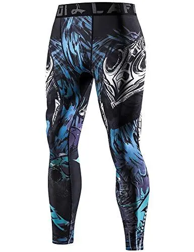 Produktbild: LAFROI Herren Schnelltrocknende Kompressions-Leggings-YSK08 (Commander,LG)