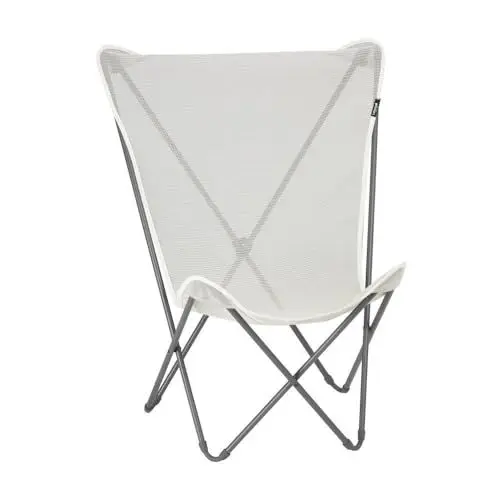Produktbild: Lafuma Mobilier - Faltbarer Butterfly Chair POP UP - Strapazierfähiges & Abnehmbares Batyline®-Gewebe - Außenstuhl für Terrasse, Lounge, Garten - 1 Position, Höchster Komfort, Frankreich - Roggenbeige