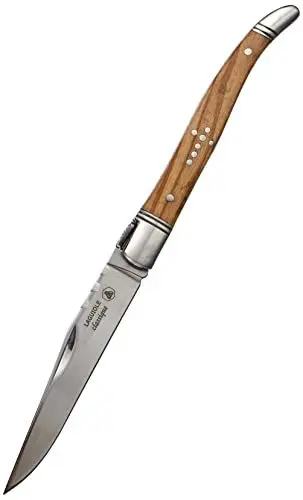 Produktbild: Laguiole Taschenmesser mit Olivenholzgriff, braun