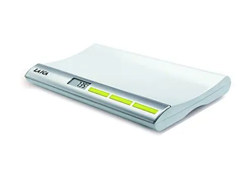 Produktbild: LAICA Elektronische Babywaage, mit Gewichtssperre, 20 g - 20 kg Kapazität, silber