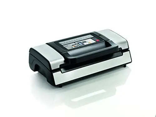 Produktbild: LAICA VT3120 Vakuumiergerät – Für trockene und feuchte Lebensmittel, mit Schnellmarinierfunktion, hält Lebensmittel bis zu 5-mal länger frisch, reduziert Lebensmittelverschwendung, mit 2 Rollen
