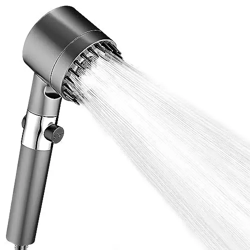 Produktbild: LaJOYHome ist der wahre Verkäufer, der andere ist falsch! Pass' auf dich auf! Wenn Sie bei anderen kaufen, können wir keine Verantwortung übernehmen. Handbrause Duschkopf Regendusche Duschkopf, chrom