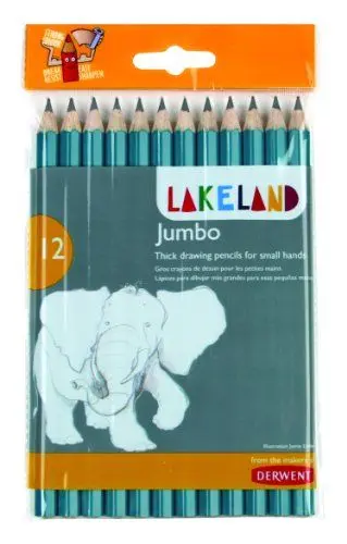 Produktbild: Lakeland Jumbo Graphit-Bleistifte, 12 x HB