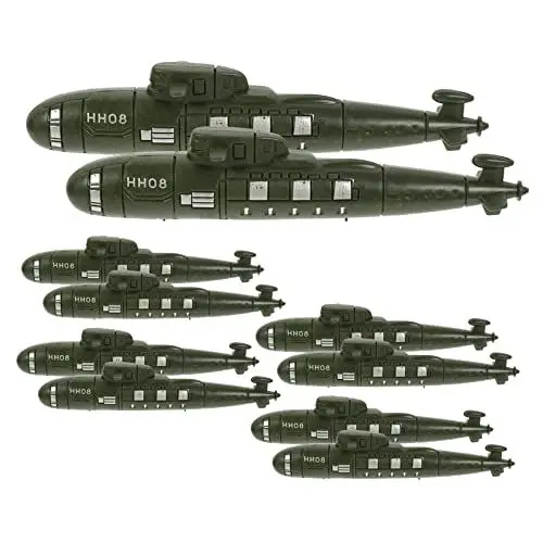 Produktbild: LALADEFIEE 10st Simuliertes U-Boot Kriegsschiffmodell U-Boot-Modell Rc U-Boot Fahrzeuge Spielzeug Lebensechte U-Boot-dekore Mini-u-Boot U-Boot-statuen Dekoratives U-Boot-dekor Green Pp