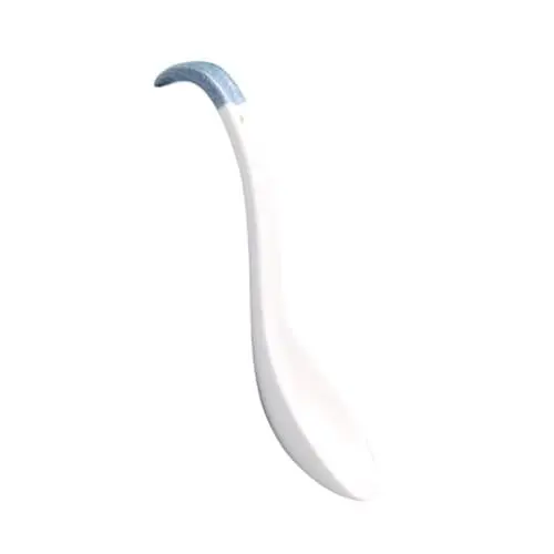 Produktbild: LALADEFIEE 1pc Japanischen Stil Keramik Schöpfkelle Löffel Besteck für Home Restaurant Hotel Löffel