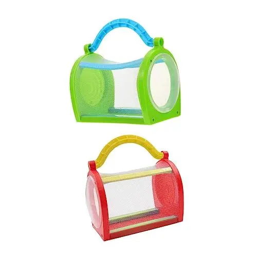 Produktbild: LALADEFIEE Kunststoffkäfig Zuchtkäfig Insekten Beobachtungsbox Naturerkundungswerkzeug Tragbar Outdoor Käfig