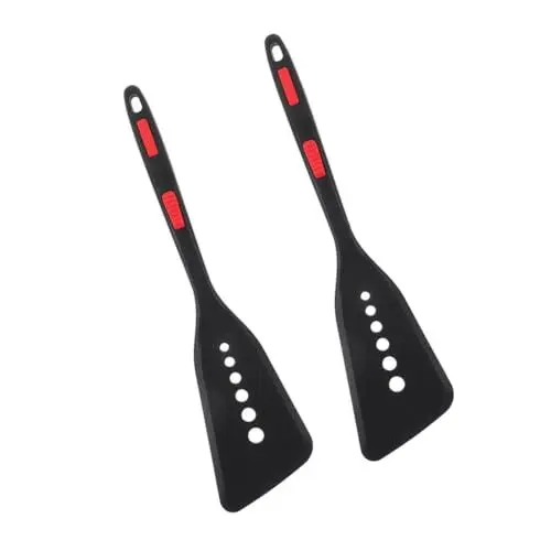 Produktbild: LALADEFIEE Ergonomischer Küchenspatel Aus Silikon Antihaftbeschichtet Hitzebeständig Robust Zum Kochen Und Backen