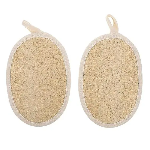 Produktbild: LALADEFIEE 2 Stück Luffa-badetücher Natürliches Peeling-tuch Körperreiniger Zum Entfernen Abgestorbener Hautzellen