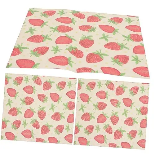 Produktbild: MAGICLULU 3st Bienenwachs Wickeln Bienenwachstücher Für Lebensmittel Sandwich-bienenwachs-wraps Wiederverwendbare Lebensmittelverpackungen Blatt Haushalt Papier Verpackungsmaterial