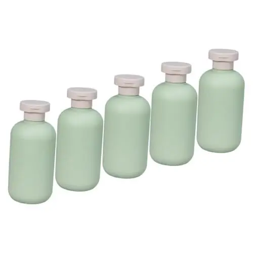 Produktbild: LALADEFIEE Seifenspender Bad Seifenspender Set Shampoo Flaschen 200ml Nachfüllbare Duschgel Spender Für Toilettenartikel Avocado Reisezubehör Für Flüssigkeiten