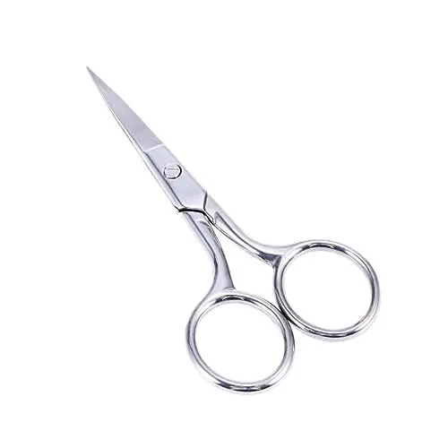Produktbild: LALADEFIEE Edelstahl-augenbrauenschere Für Gesichtshaare Nasenhaarschere Mit Klinge Trimmerschere Augenbrauen-nasenhaarschere