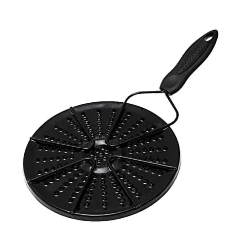 Produktbild: LALADEFIEE Emaille Topf Wärmeleitungsplatte Mit Griff Langlebig Und Hitzebeständig Ideal Für Induktionskochplatte Herd Und Elektrogeräte Größe 28 cm