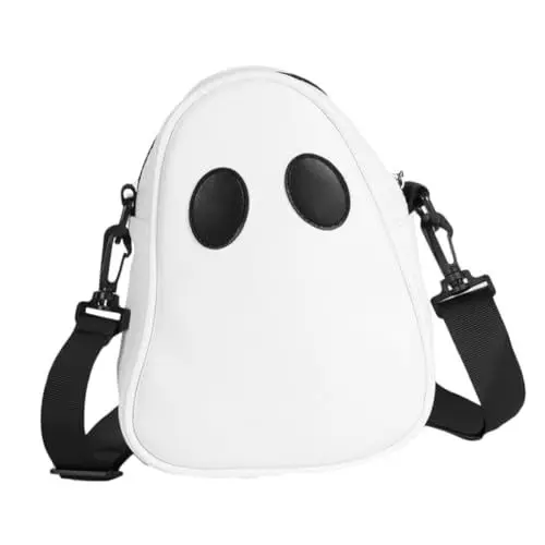 Produktbild: LALADEFIEE Halloween Geister Geldbörse Umhängetasche Gothic Neuheit Schultertasche Gothic Geldbörse Gruselige Handtasche Gothic Geldbörsen Und Handtaschen