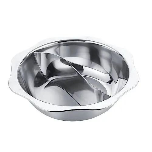 Produktbild: LALADEFIEE Hot Pot Aus Edelstahl Elektrischer Hot Pot Herd Für Familiengrill Induktionsherd 28 Cm