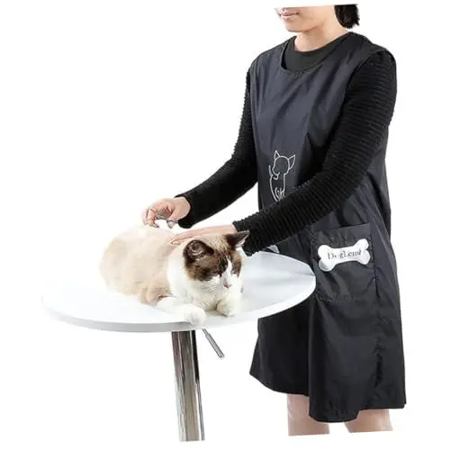 Produktbild: LALADEFIEE Kosmetologenuniform Für Haustiere Haustierpflegeschürze Abs Zoohandlung Badeuniform Haustier-Bademantel Ärmelloses Haustier Gesamt Katze Hund Badekleidung Tiersalon Kittelschürze