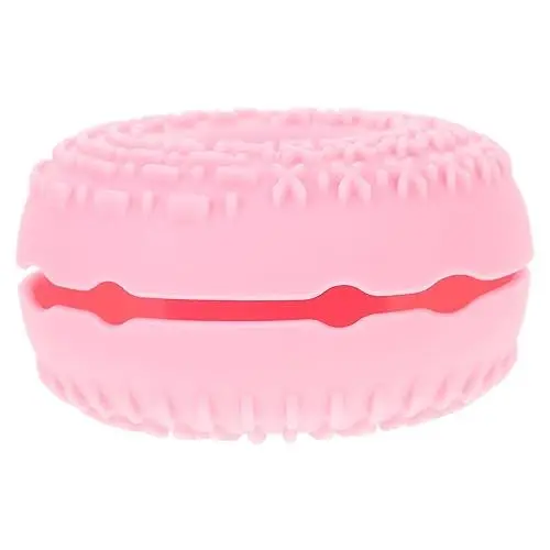 Produktbild: LALADEFIEE Donut-förmiger Silikon-Make-up-Pinselreiniger Pinsel-Trocknungs- und Aufbewahrungsmatte Make-up-Schwamm Reinigungspad mit weichen Borsten Pflege