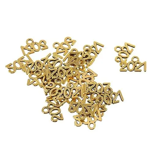 Produktbild: LALAFINA 100stücke Jahr Souvenir Aus Legierung Schmuckaccessoires Für Kreative Bastelprojekte Für Halsketten Armbänder Und