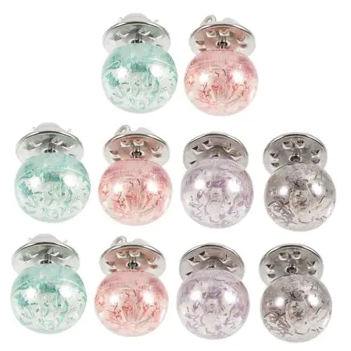 Produktbild: LALAFINA 10 Stück Teiliges Perlen Broschenknöpfe für Kleidung Anstecker Wiederverwendbare und Tragbare Pins für Hemden Kleider und Freizeitmode für Hochzeiten und Formelle Anlässe