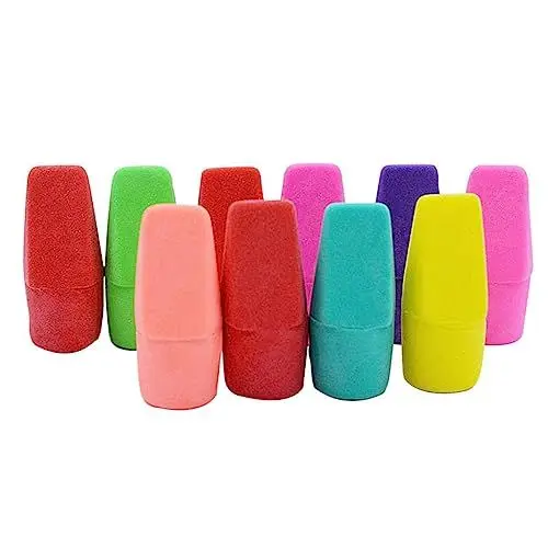 Produktbild: LALAFINA 130stücke Buntstift Radiergummis Farbige Radiergummi-kappen Für Schüler Und Junge Mädchen Für Schule Und Bürobedarf Gemischte Farben