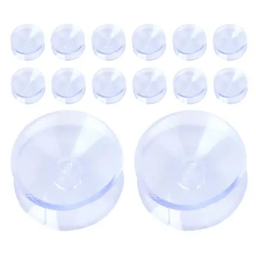 Produktbild: LALAFINA 16 Stück Glastischplatten-Stoßfänger rutschfest Und Kratzfest 30 Mm Transparente Gummipads Für Glastischplatten-Abstandshalter