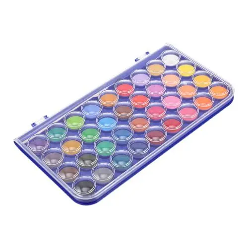 Produktbild: LALAFINA 1 Satz Aquarellfarben Gesichts-Make-up Wasserfarben für Kinder maltisch für Kinder malerkittel Kind Spielzeug Kinder Malzubehör festes Aquarellpigment des Künstlers Graffiti Suite