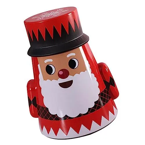 Produktbild: LALAFINA 1stk Aufbewahrungskiste Leere Konservendosen Weihnachtsgeschenke Aufbewahrungsbox Aus Mini-wei?blechboxen Chritsmas Blechdose Teedose Esstisch Weihnachtsschneemann Schmiedeeisen