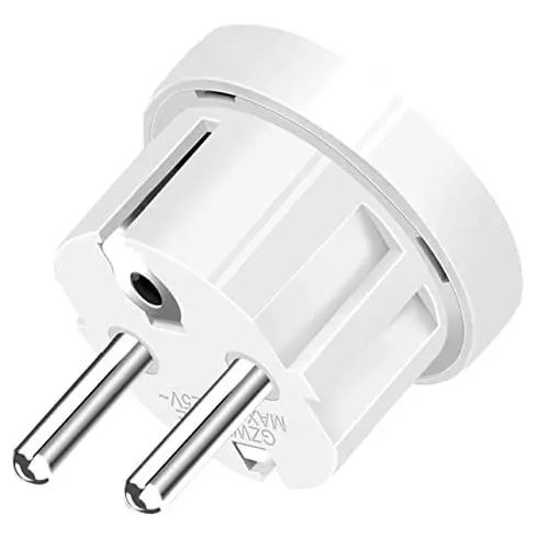 Produktbild: LALAFINA 1stk Ladestecker Eurostecker Europäischer Ladegerät Nach Europäischem Standard Wechseladapter Nach Europäischem Standard Weiß Südkorea