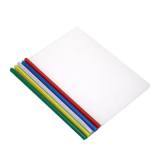 Produktbild: LALAFINA 20stücke Transparente Kunststoff Aktenordner Mit Schiebebar Vielseitiger Dokumentenorganizer Für Schule Büro Und Zuhause Bunte Farben Hohe Kapazität Stabiler