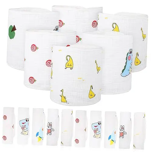 Produktbild: LALAFINA Niedliches Bauchband Für Neugeborene Mit Tiermuster 20 Stück Baby-baumwollgurte Weicher Bequemer Bauchnabelgürtel Für Jungen Und Mädchen