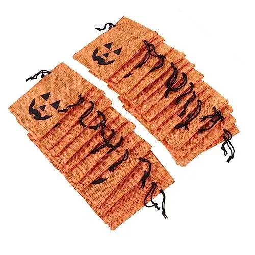 Produktbild: LALAFINA 25stücke Teiliges Halloween Kordelzugbeutel Süßigkeiten Und Geschenkverpackung Für Halloween-feiern Und Süßes Oder Saures Für Snacks Und Kleine Überraschungen