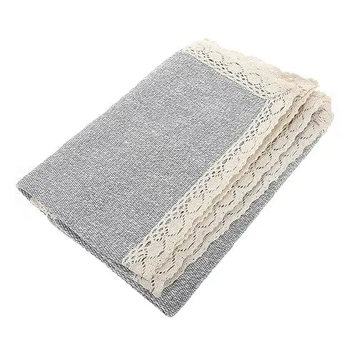 Produktbild: LALAFINA 2St Sofa-Armlehne aus Baumwollleinen Sofabezüge Chaiselongue Loungewear Liegestuhl Möbelschutz Couchauflagen für Sofas Ecke Sofabezug Stuhlbezug Armlehnenpolster