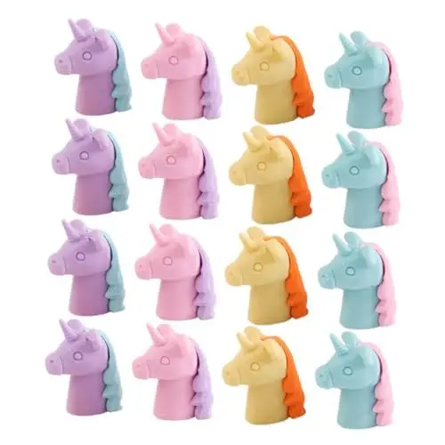 Produktbild: LALAFINA 36St Radiergummi Einhornstifte süße Weihnachtsstifte Einhorn-Bleistifte schreibtisch haustiere für kinder klassenzimmer Weihnachten kleiner kleiner Bleistift Schreibwaren 3d