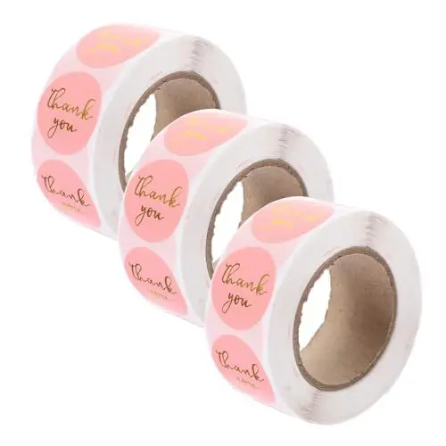 Produktbild: LALAFINA 3 Aufkleber für Geschenkverpackungen briefumschläge personalisierte sticker personalisierte aufkleber buchstaben aufkleber weihnachtsdeko Verpackungsaufkleber Brief Zubehör