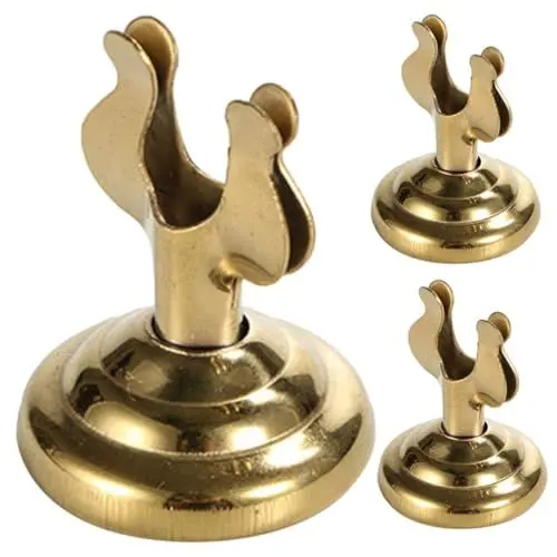 Produktbild: LALAFINA 3 Stück Mini-Tischnummernhalter Edelstahl Tischkartenhalter Tischkarten-Clips Notiz- -Ständer U-Förmig Gold.