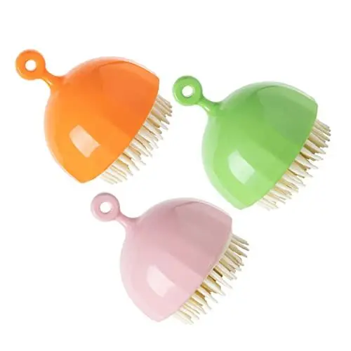 Produktbild: LALAFINA Kopfhautbürste Haushaltsdusche -bürste Weiche Baby-badebürste Wiederverwendbar und Bequem