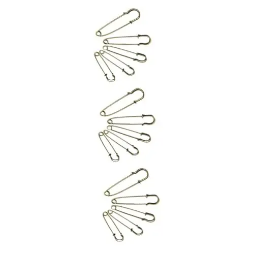 Produktbild: LALAFINA 60stücke Metall Sicherheitsnadeln Extra Große Sicherheitsnadeln Für Schals Decken Und Strickprojekte Bronze