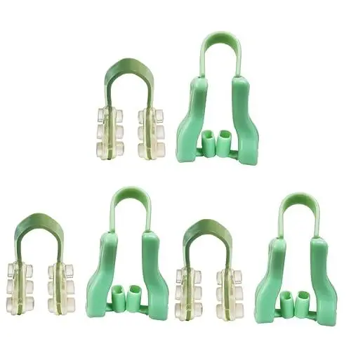 Produktbild: LALAFINA 6 Sätze Nasenclip-set Kosmetik-kit Nase Nasenstopper Clips Schlankheitsanzug U-förmige Nasenklammern Schwimmender Nasenclip Fitness Nasenschiene Schlafmittel Produkt