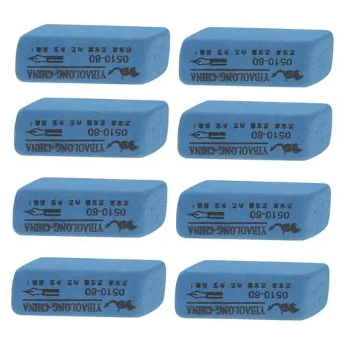 Produktbild: LALAFINA 8st Mattes Radiergummi Stift Radiergummis Gummi Radiergummi Skizze Radiergummi Mechanische Radiergummis Radiergummi Für Schreibwaren Student Grafikkarte
