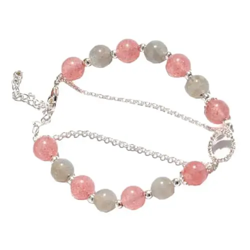 Produktbild: LALAFINA Kristall Kristall Perlen Handgelenk Frauen Weibliche Schmuck