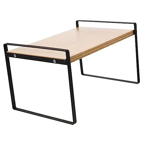Produktbild: LALAFINA Iron Art Lagerregal Desktop-aufbewahrung Bücherregal Büro-Organizer Arbeitszimmer Einfach Zu Montieren