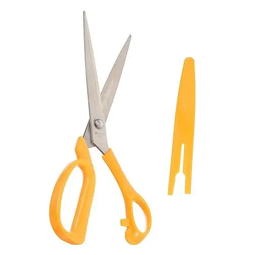 Produktbild: LALAFINA Schere Zum Stoffschneiden Aus Und Kunststoff Ergonomisch Geformt Für Präzise Steuerung Und Bequemen Griff Für Näharbeiten Stickereien Und Bastelarbeiten