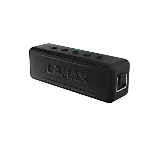 Produktbild: LAMAX Sentinel2 Bluetooth Lautsprecher 5.0, 20W, super Klang, Tragbarer Kabelloser Bluetooth Box mit IP67 wasserdicht, bis zu 24 Stunden Betriebszeit, Wireless Funktion, MicroSD, USB-C und 3,5 mm Jack