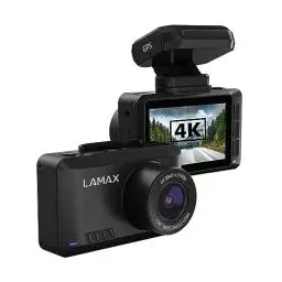 Produktbild: LAMAX T10 Dashcam 4K, GPS, 60 fps, Radarwarner für Auto (50 Länder), WiFi + Mobile App, 2,45“ Display, Auto Kamera mit 170° Weitwinkelobjektiv, Parküberwachung, G-Sensor, Magnethalterung