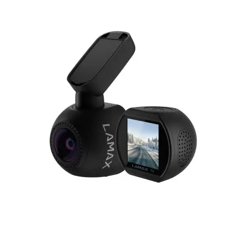 Produktbild: LAMAX T4 Autokamera mit nativem Full HD/30fps, Magnethalterung, Superkondensator, 140°, 1,5“ Display mit deutschem Menü, WDR, optional GPS